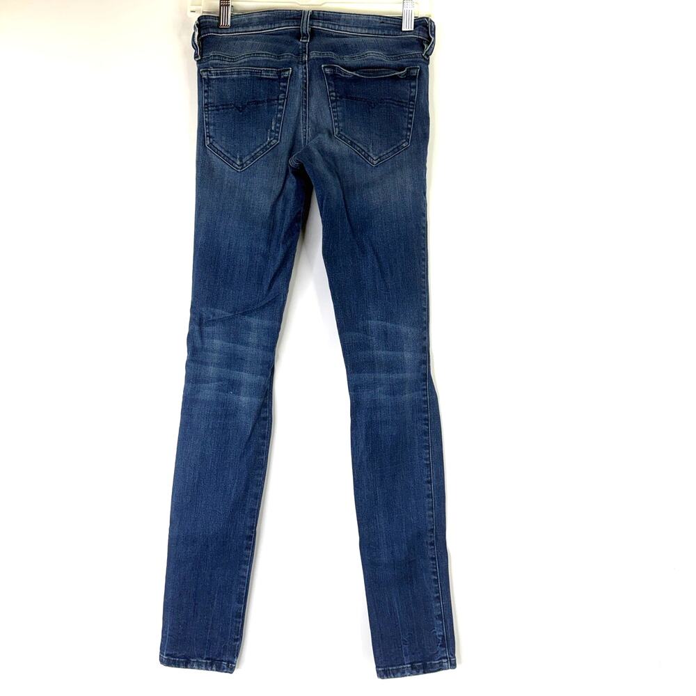 Diesel Women's Skinzee Super Slim Skinny Low Waist Jeans Size 26